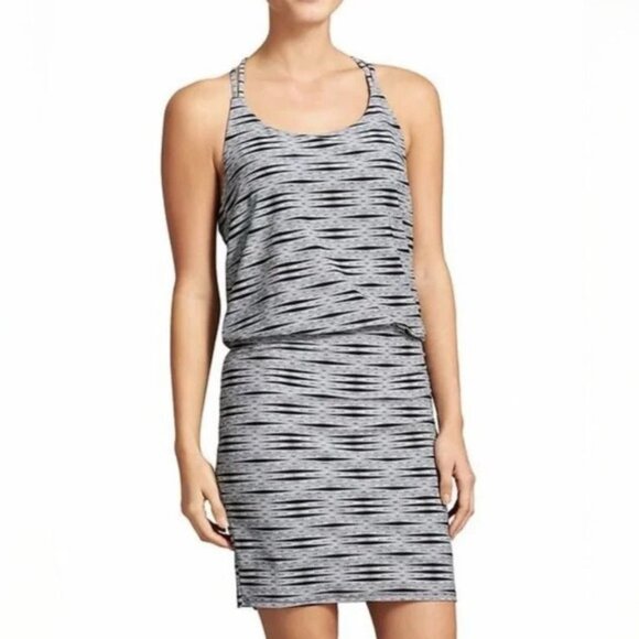 Athleta Dresses & Skirts - Athleta Ariel Venice Athletic Dress, Black and Gray, Small